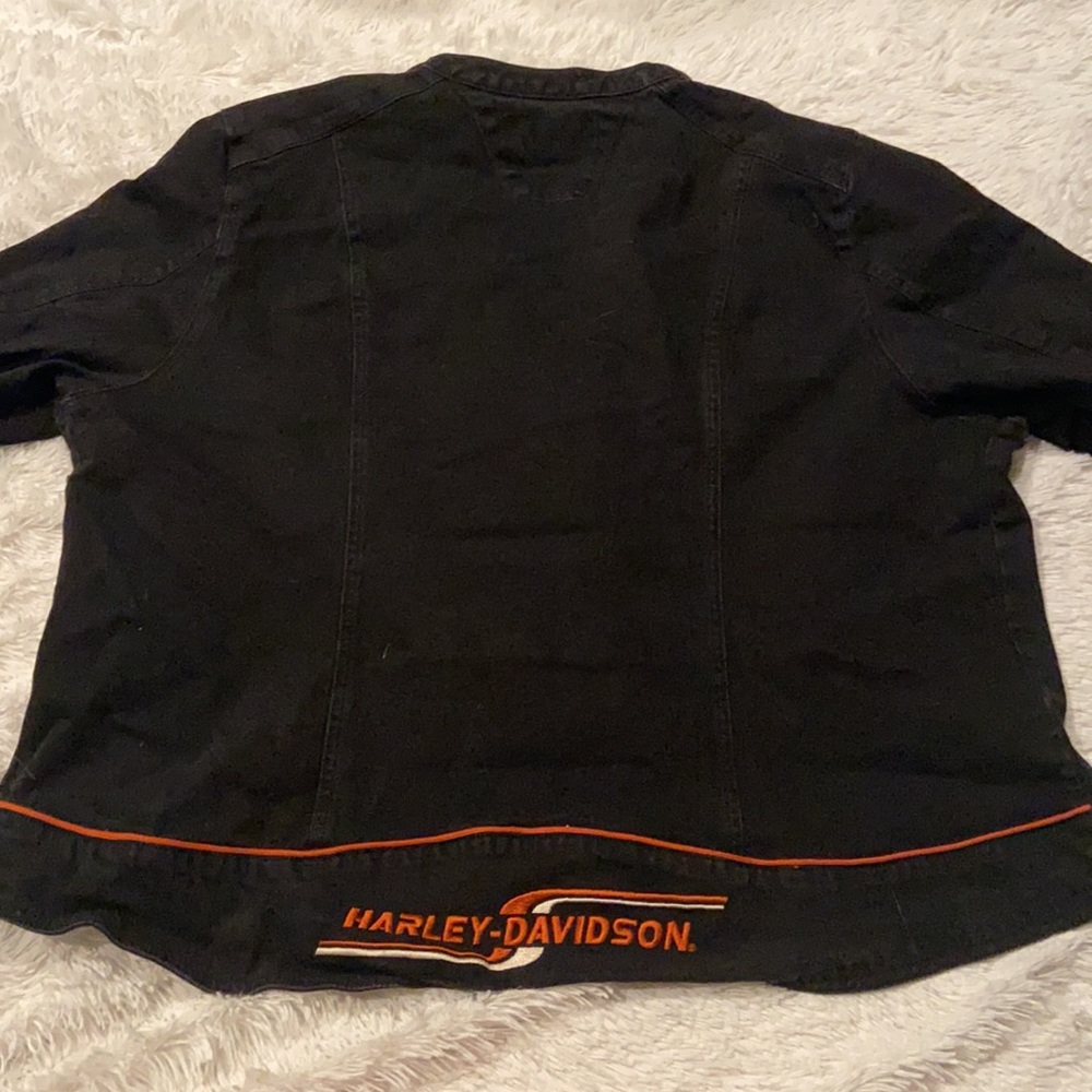 Harley Davidson Black Jean Jacket